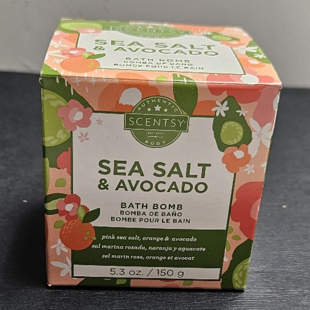 Scentsy Sea Salt & Avocado Bath Bomb